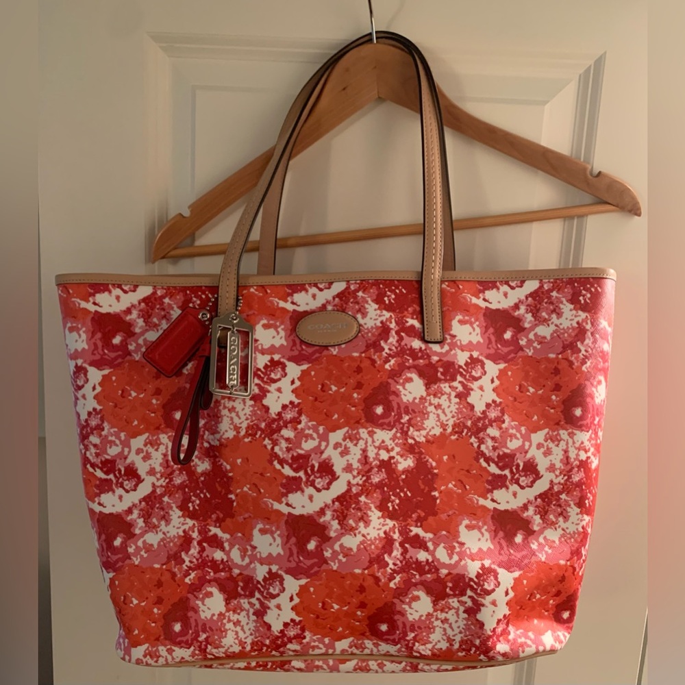 Never Used Summer Coach Tote Bag